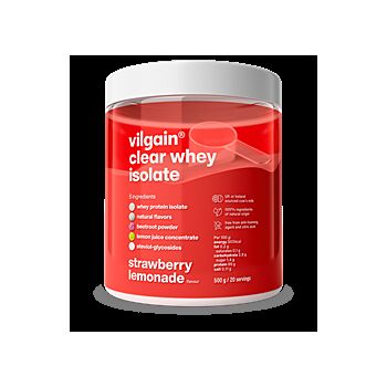 Vilgain - Clear Whey Isolate Strawberry (500g)