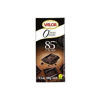 Valor - Sugar Free 85% Dark Chocolate (100g)