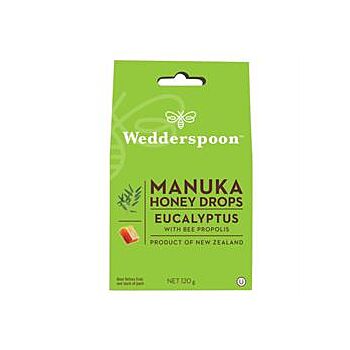 Wedderspoon - Manuka Honey Drops Eucalyptus (120g)