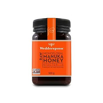 Wedderspoon - RAW Manuka Honey KFactor 16 (500g)