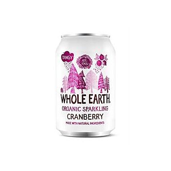 Whole Earth - Organic Sparkling Cranberry (330ml)