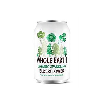 Whole Earth - Organic Sparkling Elderflower (330ml)