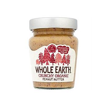 Whole Earth - Crunchy Organic Peanut Butter (227g)