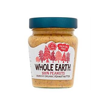Whole Earth - 100% Peanuts Crunchy Organic (227g)
