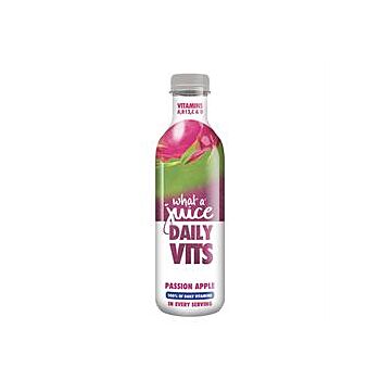 What a Drinks - Daily Vits - Passion Apple (750ml)