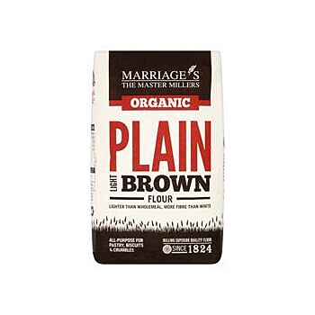 W H Marriage - Organic Light Brown Plain (1000g)