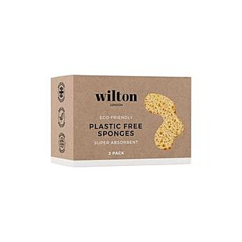 Wilton London - Plastic Free Sponge -Twin Pack (2sponge)