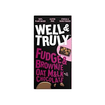 Well and Truly - Oat M&lk Choc Fudge Brownie (90g)