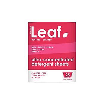 Wash With Leaf - Non Bio Laundry Sheets 25 (116g)