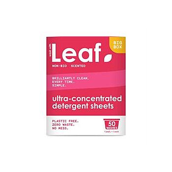 Wash With Leaf - Non Bio Laundry Sheets 50 (245g)