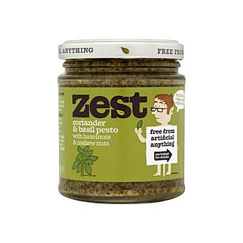 Zest - Coriander & Basil Pesto (165g)