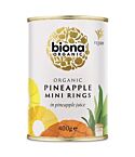 Org Mini Pineapple Rings (400g)