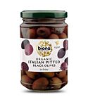 Organic Pitted Black Olives (280g)