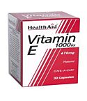 Vitamin E 1000iu Natural (30 capsule)