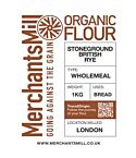 Organic Wholemeal Rye Flour (1kg)