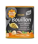 Organic Less Salt Veg Bouillon (140g)