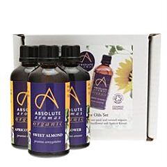 3 Pack Organic Carrier Oils (3 x 100ml)