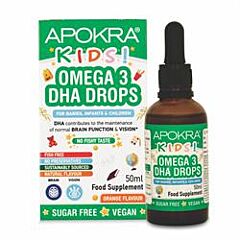APOKRA KIDS OMEGA 3 DHA DROPS (50ml)
