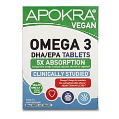 APOKRA Vegan Omega 3 DHA Tabs (30 tablet)