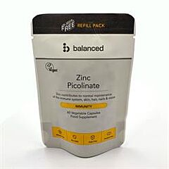 Zinc Picolinate Refill Pouch (60 capsule)