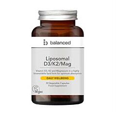 Liposomal D3/K2/Mag Bottle (30 capsule)