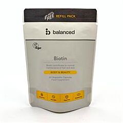 Biotin Refill Pouch (60 capsule)