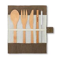 Bamboo cutlery set | Olive (1each)