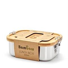 Lunch Box - Bamboo Lid (800ml) (1each)