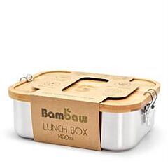 Lunch Box - Bamboo Lid -1400ml (1each)