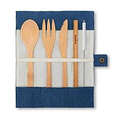 Bamboo cutlery set | Ocean (1each)