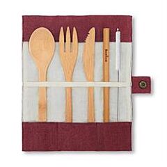 Bamboo cutlery set | Berry (1each)