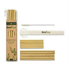 Box| Bamboo straws 15 & 22 cm (12each)