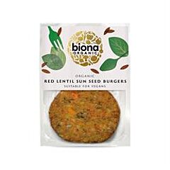 Biona Lentil Sun Seed Burgers (160g)