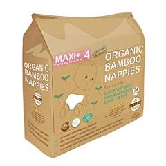 Organic Bamboo Nappies Size 4 (24pieces)