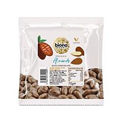 Organic Milk Choc Almonds (70g)