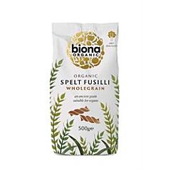 Org Wholemeal Spelt Fusilli (500g)