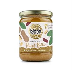Org Crunchy Salt Peanut Butter (500g)
