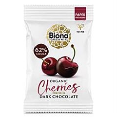 Org Dark Chocolate Cherries (45g)