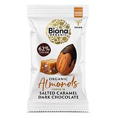 Dark Choc Salt Caramel Almonds (30g)