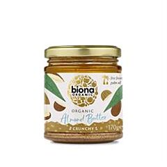 Almond Butter Crunchy Org (170g)