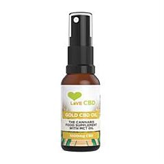 1000mg Gold CBD Oil (20ml)