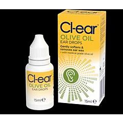 Cl-ear Olive Oil Ear Drops (15ml)
