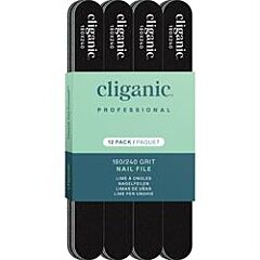 Cliganic 12 Pack Nail File Set (1bag)