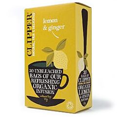 Organic Lemon & Ginger (20bag)