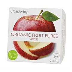 Org Fruit Puree Apple (2 X 100g)