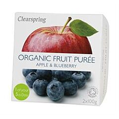 Fruit Puree Apple & Blueberry (2 X 100g)