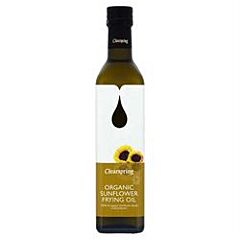 Organic Sunflower Frying Oil (500ml)