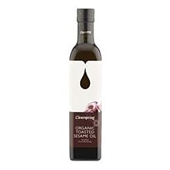 Organic Toasted Sesame Oil (500ml)