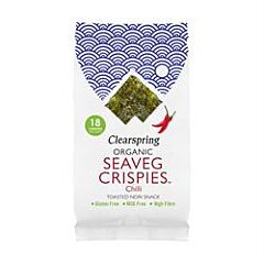 Organic Seaveg Crispies Chilli (4g)