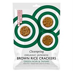 Org Brown Rice Crackers Nori (40g)